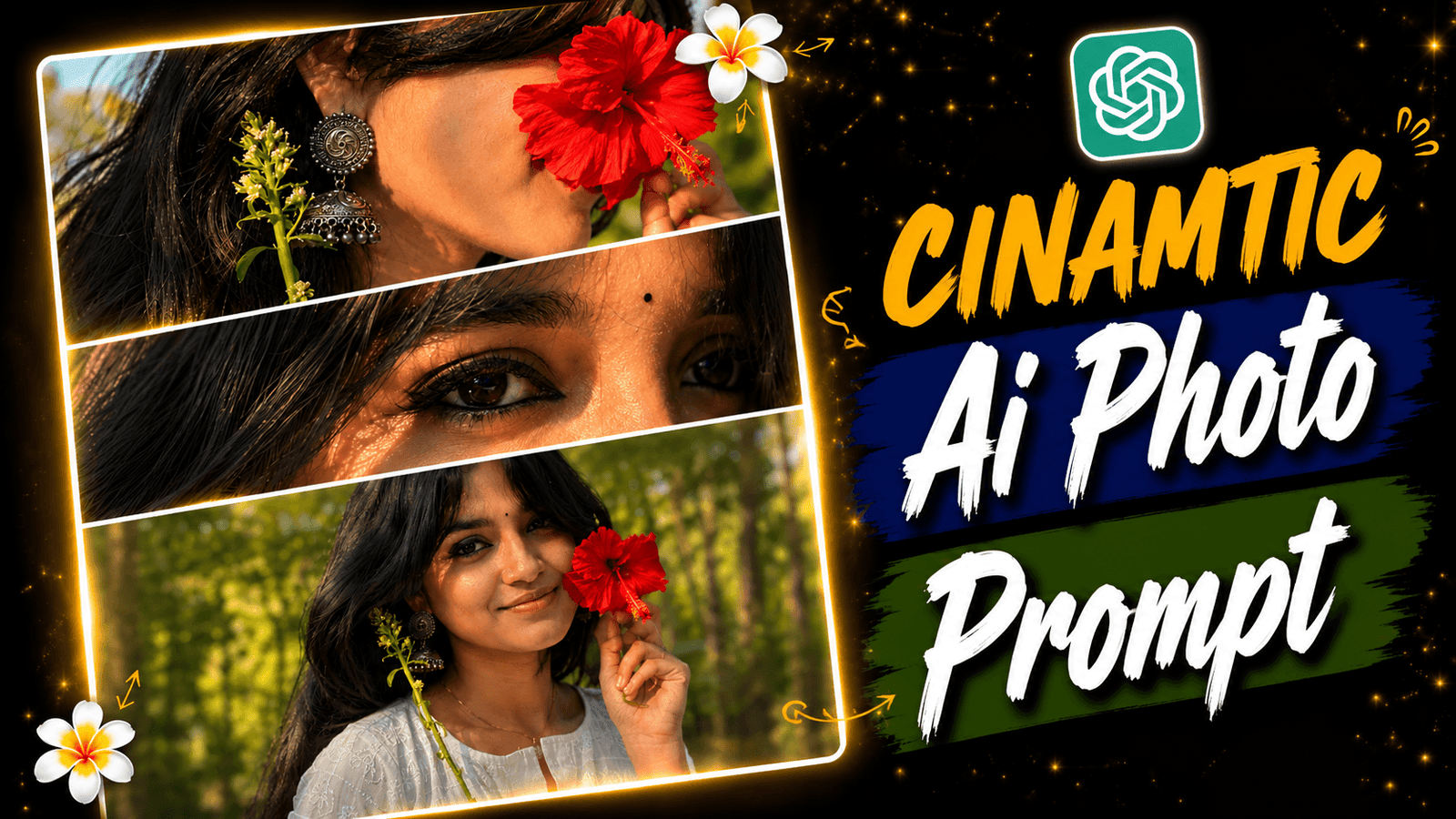 Cinamtic Collage Style Ai Photo Prompt