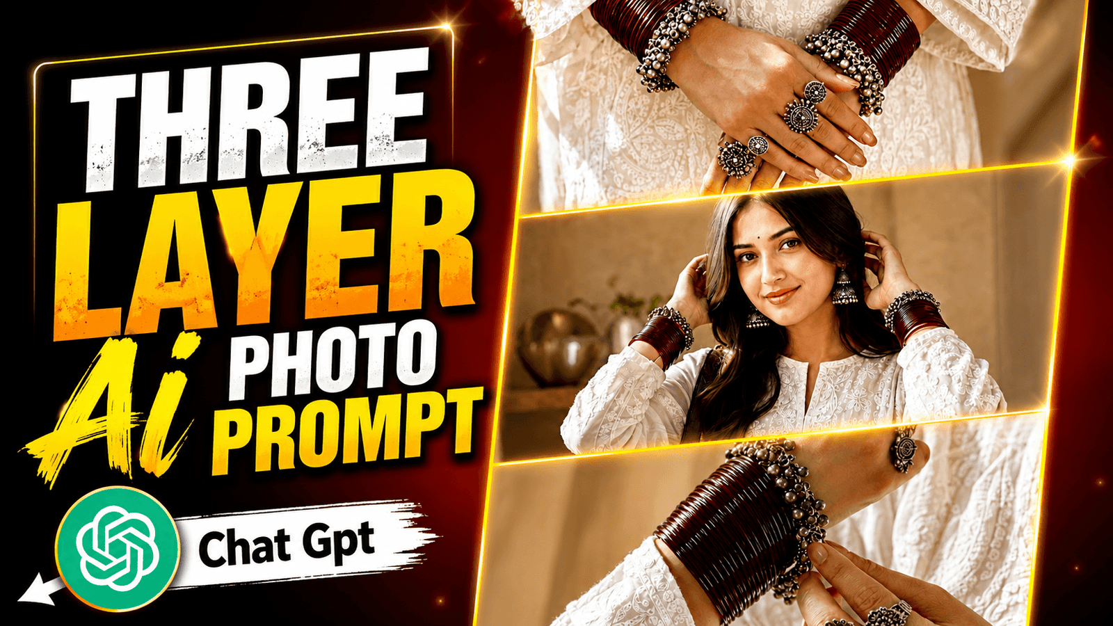 Three layer photo prompt