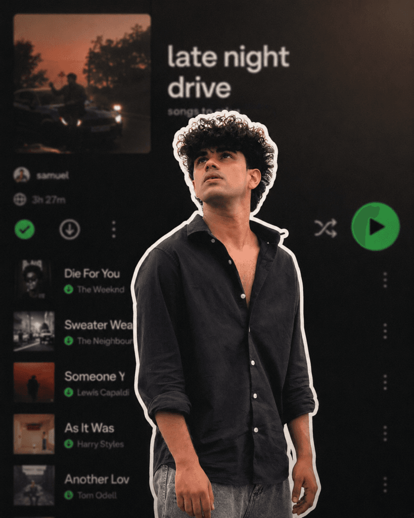 Spotify playlist Ai Photo prompt 